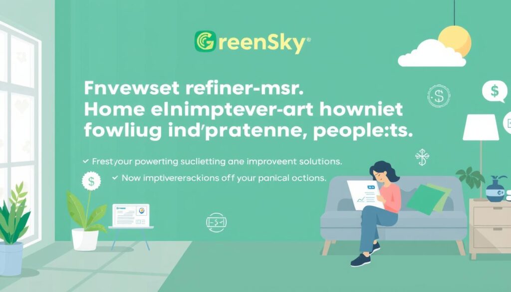 Image generation prompt for GreenSky Financing