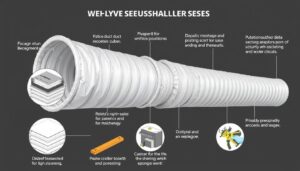 Image of HVAC duct acoustic liners installation